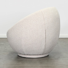 Clara Boucle Swivel Accent Chair